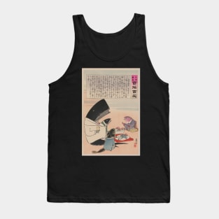 Japanese Whale Dining on Russian Sailors Tank Top